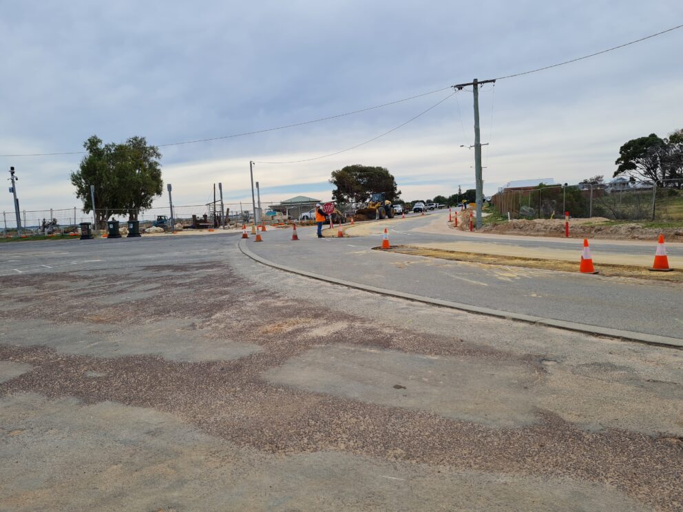 Jurien Bay picture during construction by Porter Consulting Engineers
