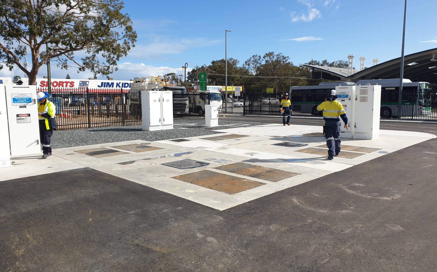 Morley Galleria - Infrastructure - twin pumping stations