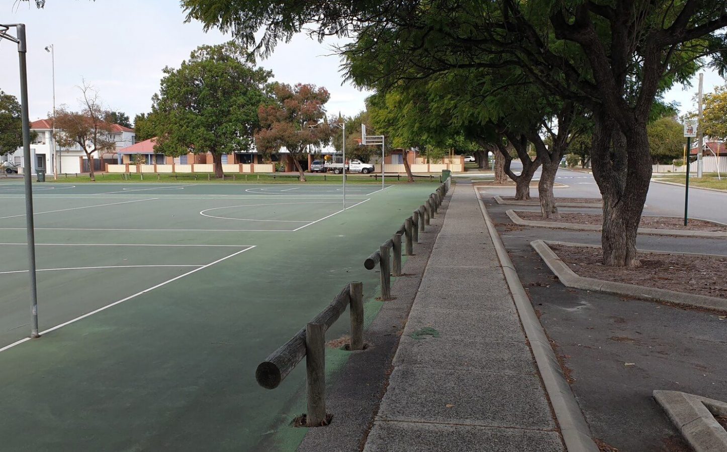 Sports & Rec - Wilson Park Netball - court and parking